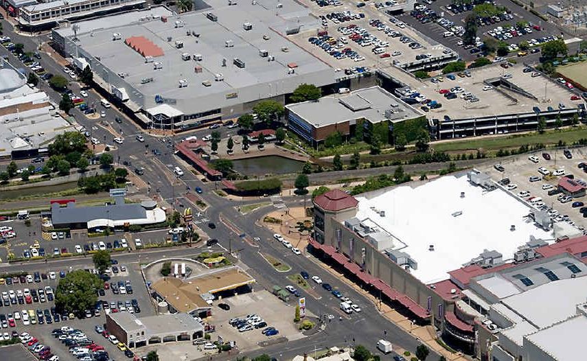 Fantastic view of Gardentown (left) and Grand Central shopping centre on Margaret St. Fantastic view of Gardentown (left) and Grand Central shopping centre on Margaret St.
